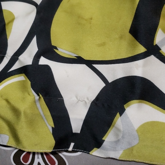 Green, black and gray pattern Prom Dress - Picture 6 of 7